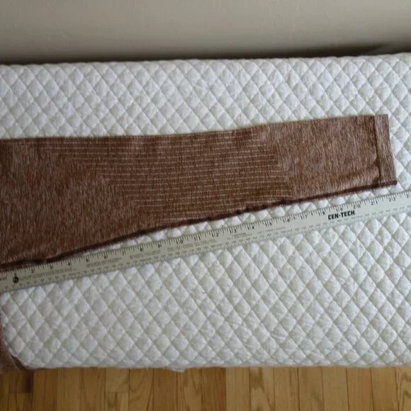 NWT PULSE REVIVE High Rise Heather Rust Cropped Leggings – Med - Picture 4 of 6